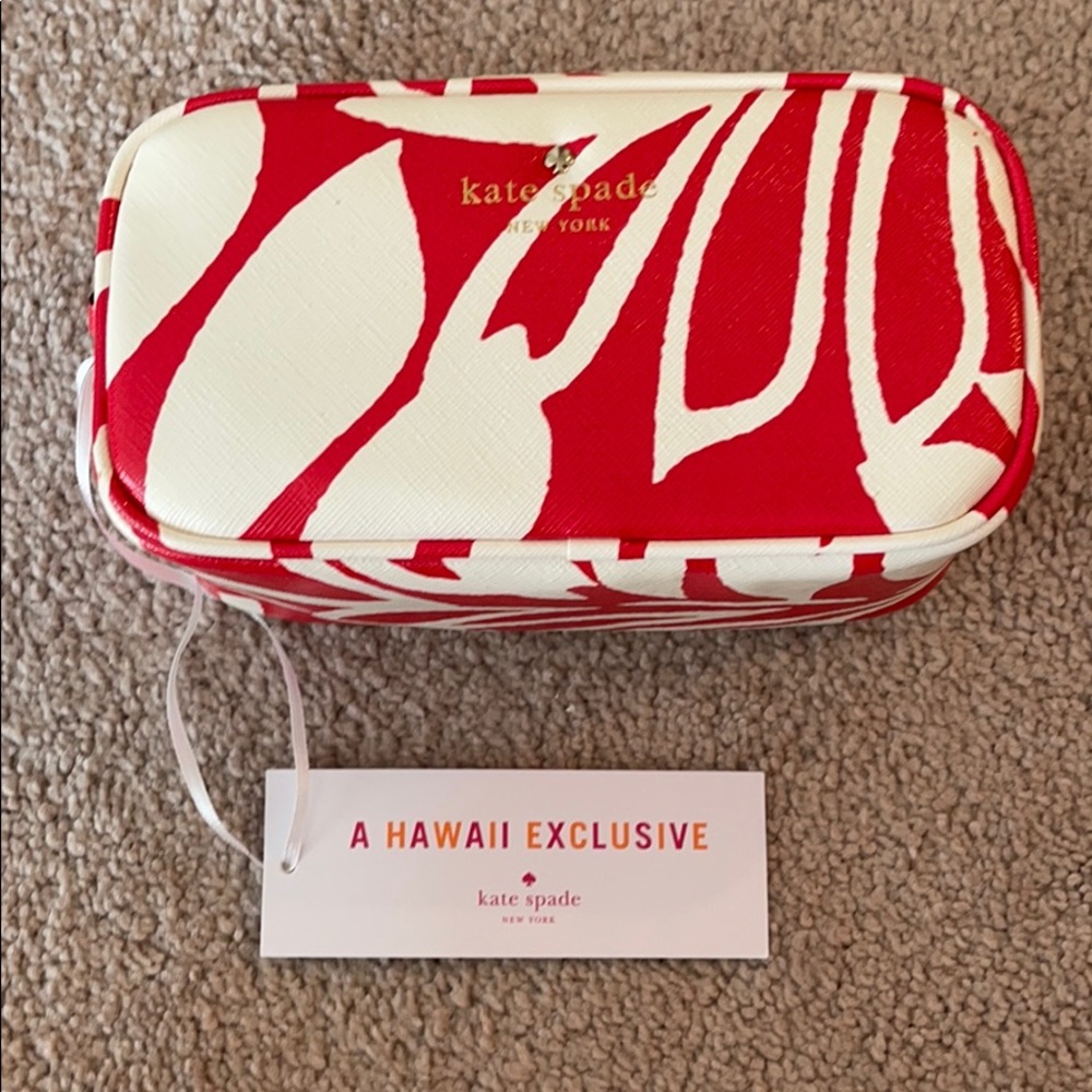 Kate Spade Limited Edition Hawaii Cosmetic Case